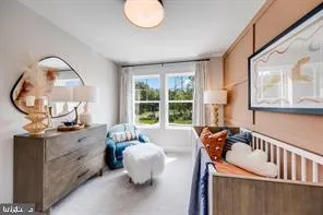 a very nice looking room with a large window