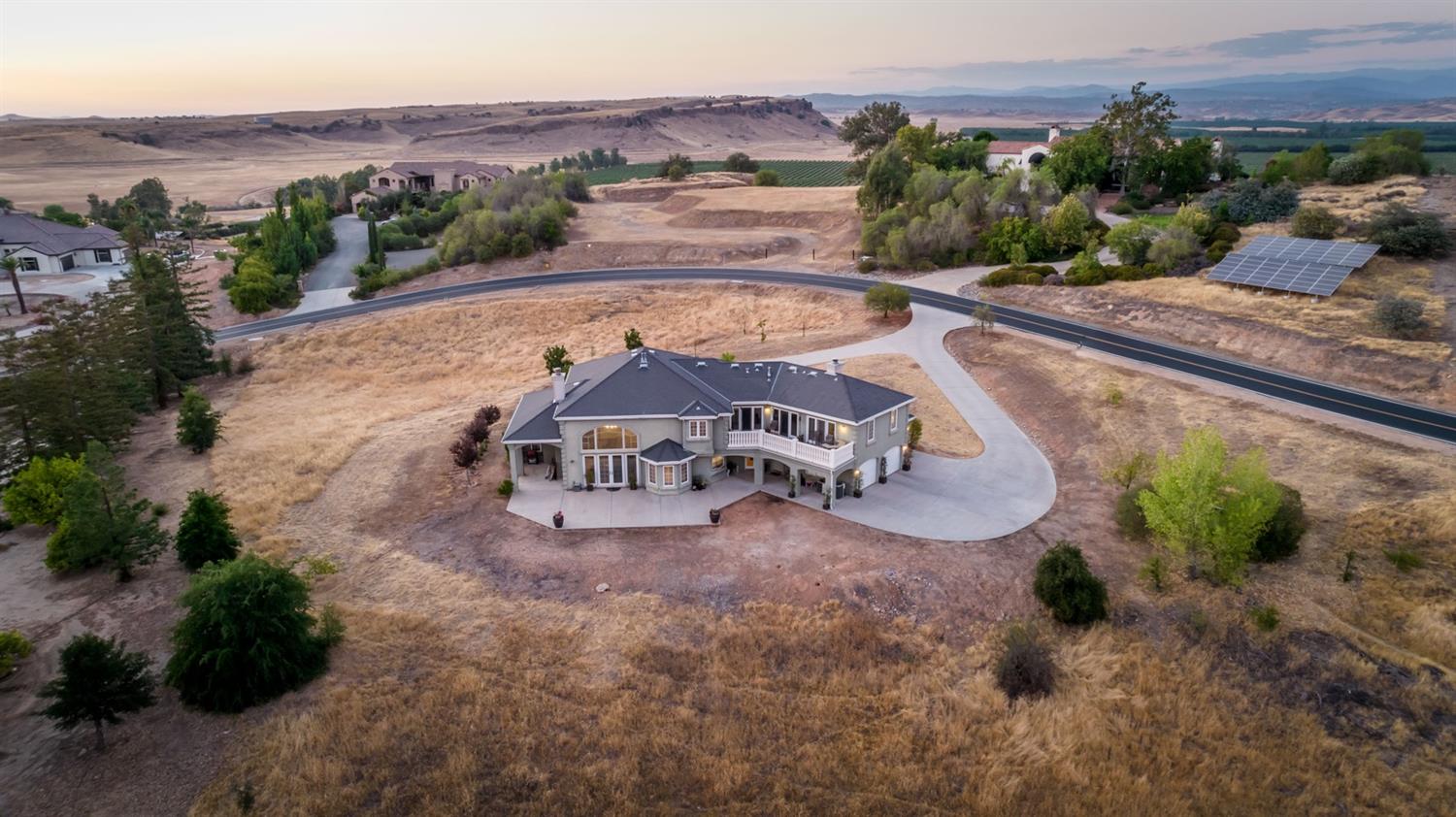14374 Killarney Drive Madera, CA 93636 - Photo 20 of 56 an aerial view of a house with a yard basket ball court and outdoor seating