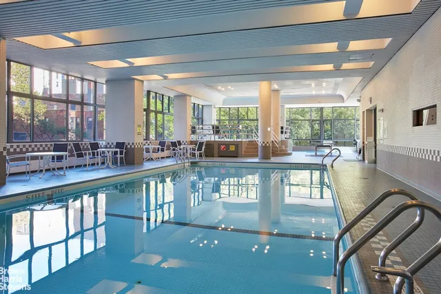 a view of steet with couch