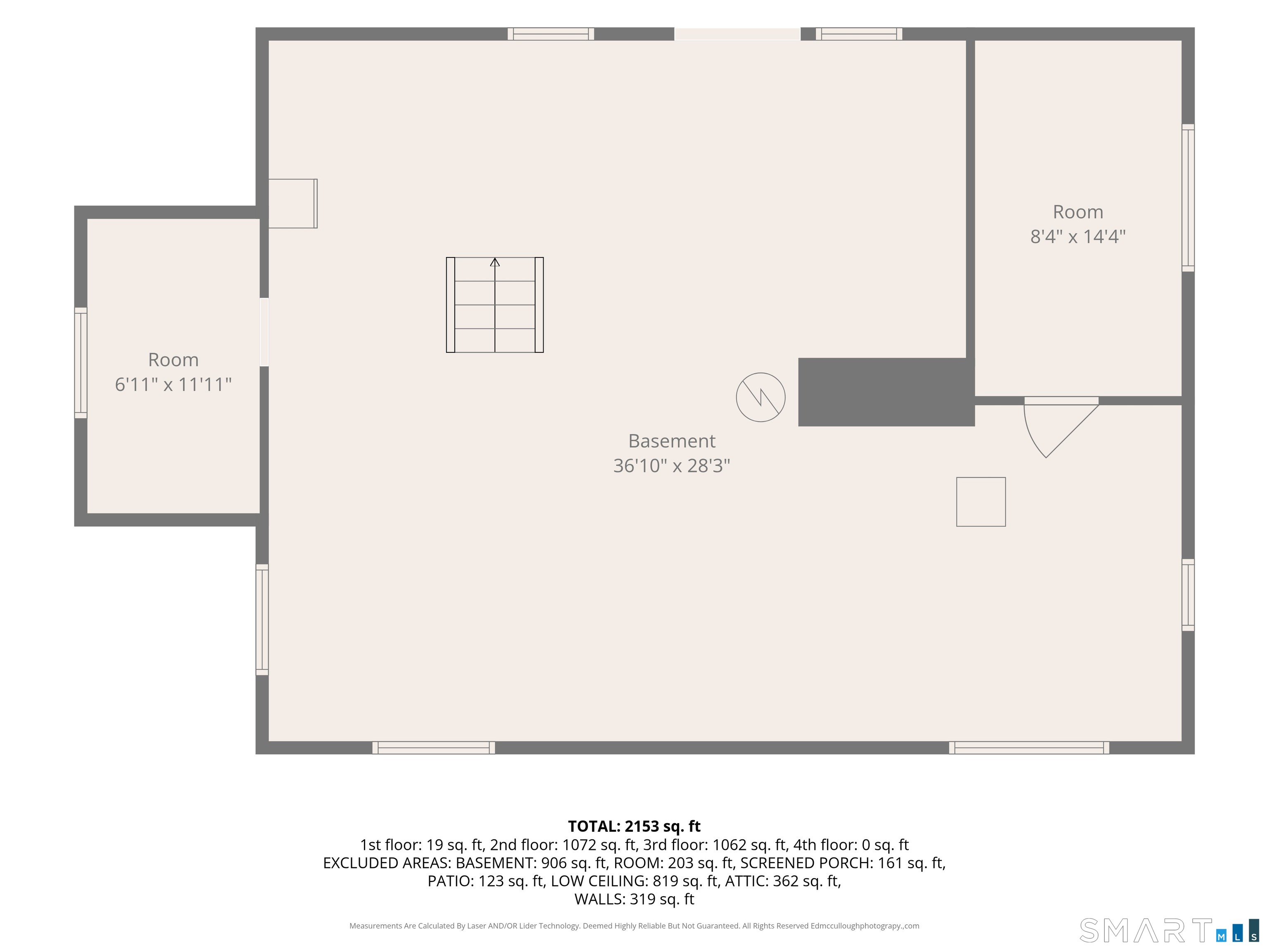 81 Chestnut Street Windham, CT 06226 - Photo 40 of 40 Basement Floor plan