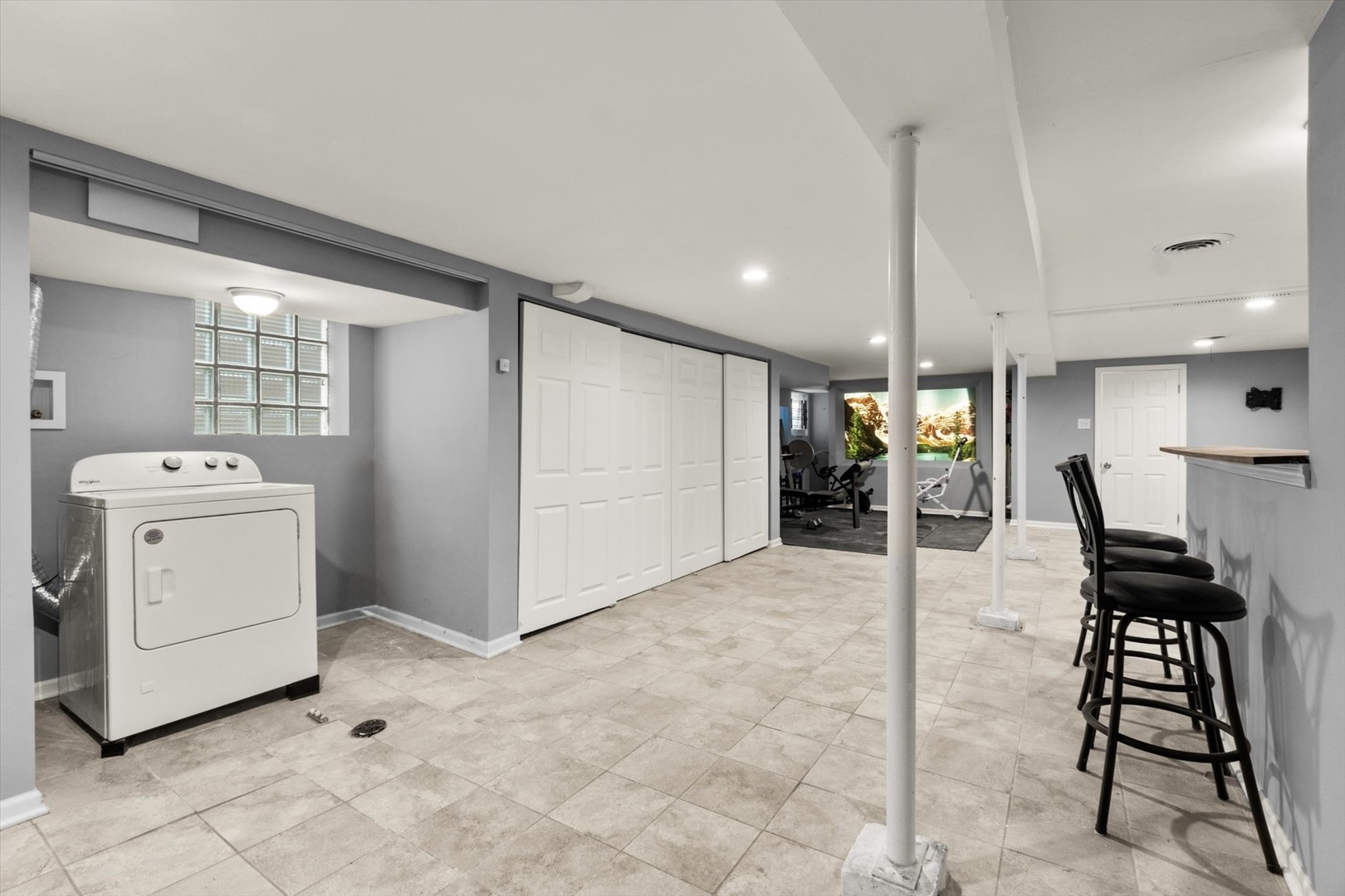 4820 West Haddon Avenue Chicago, IL 60651 - Photo 21 of 27 a view of a kitchen with fridge and workspace