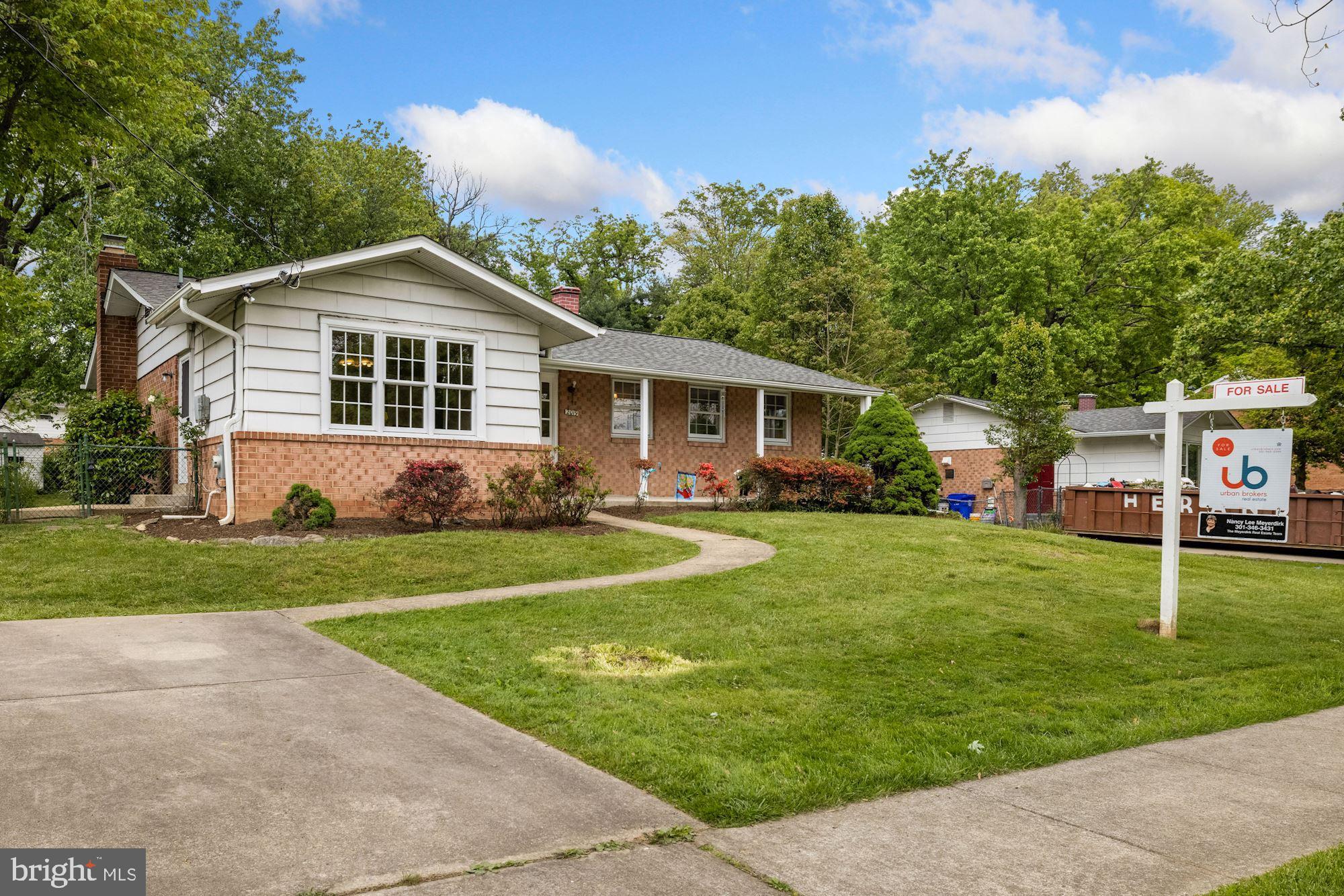 2019 Franwall Avenue Silver Spring, MD 20902 - Photo 2 of 42 Front of home, lots of parking space on driveway