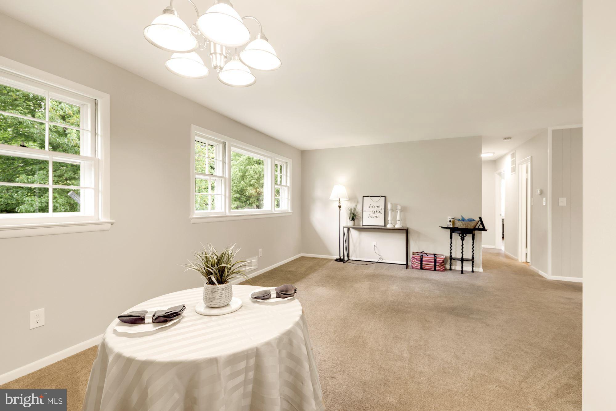 2019 Franwall Avenue Silver Spring, MD 20902 - Photo 3 of 42 Dining room, new chandlier
