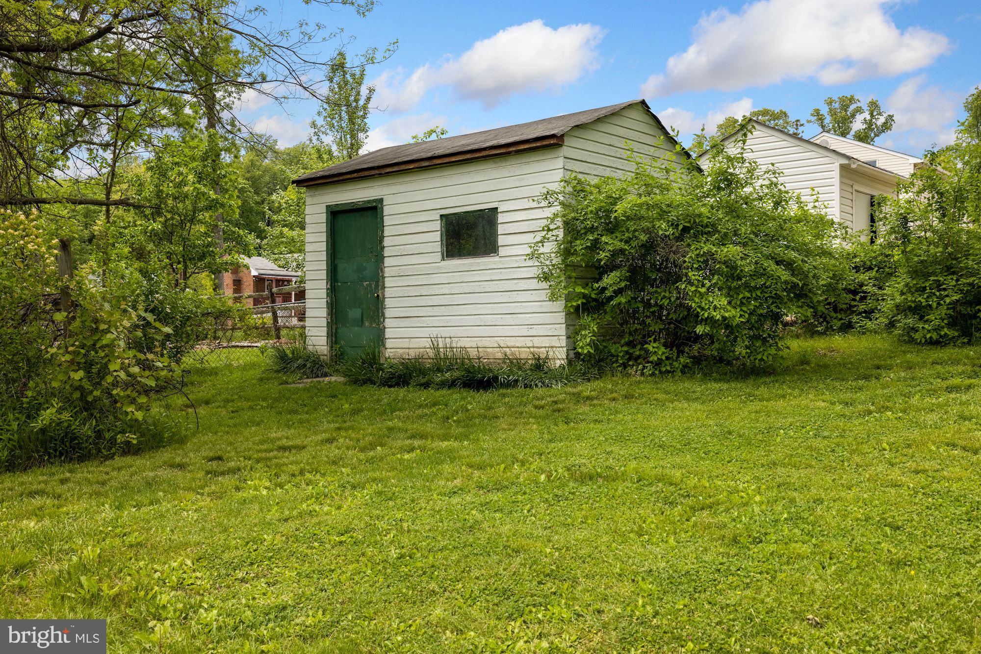 2019 Franwall Avenue Silver Spring, MD 20902 - Photo 34 of 42 Storage shed on Concrete slab, shed is "as is"