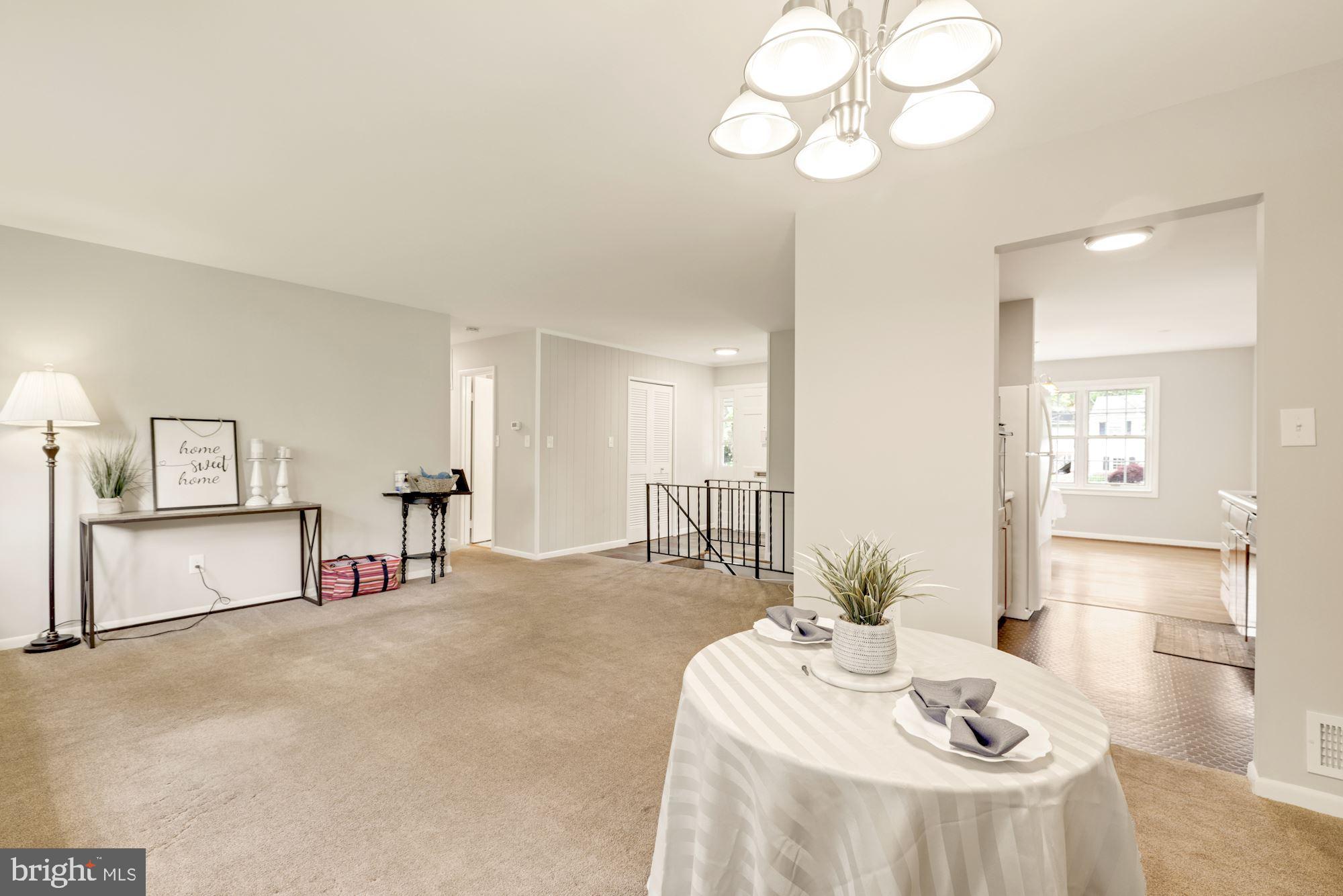 2019 Franwall Avenue Silver Spring, MD 20902 - Photo 5 of 42 Dining room and living room and view into kitchen
