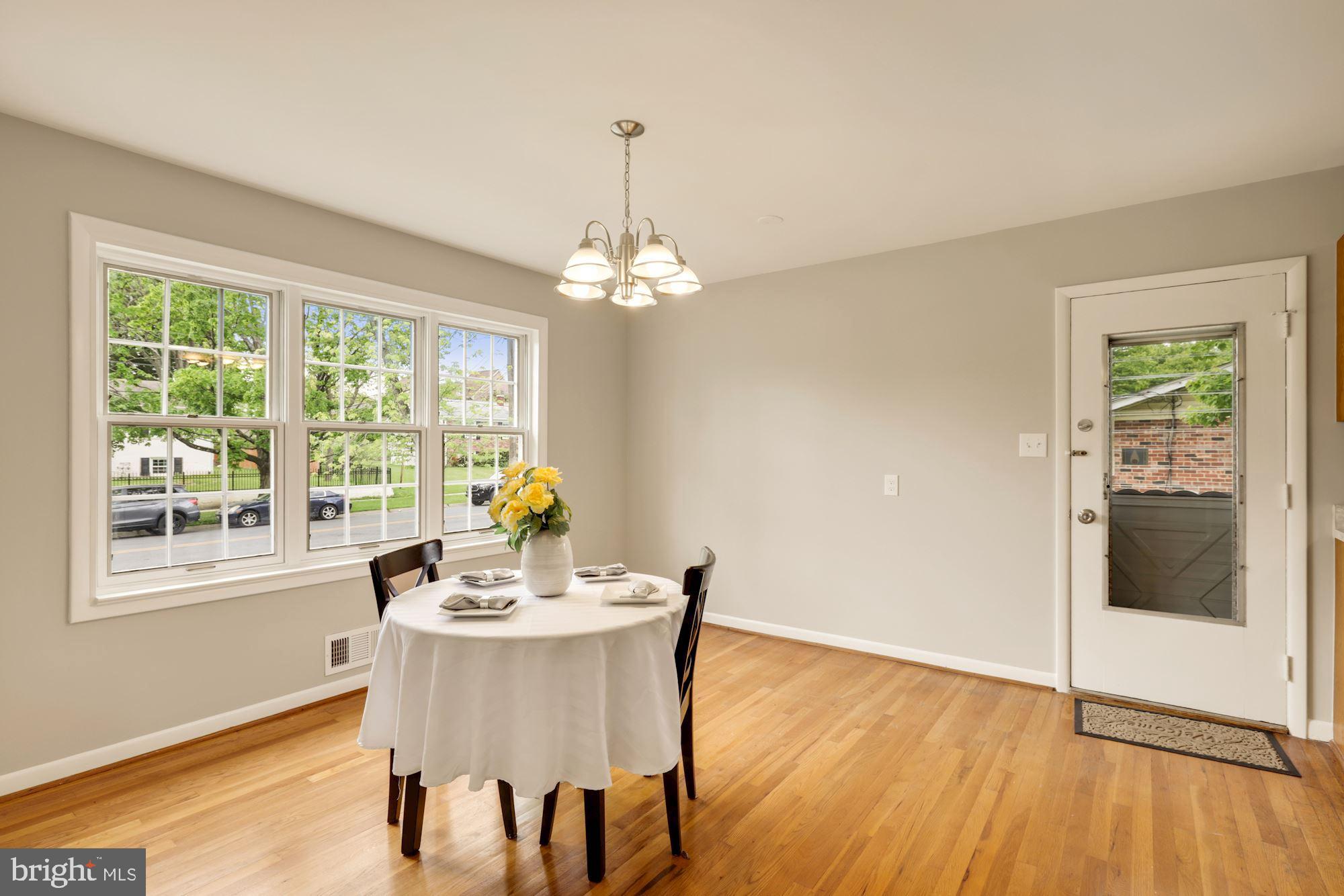 2019 Franwall Avenue Silver Spring, MD 20902 - Photo 6 of 42 Spacious kitchen table area and side kitchen door