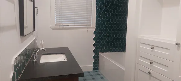 a view of a window in a room