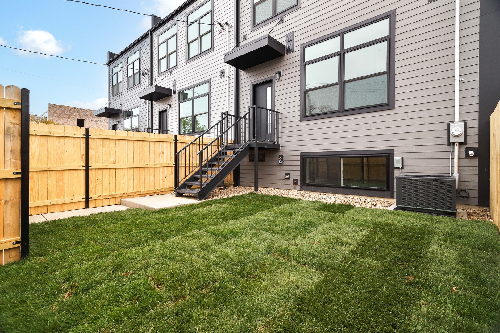 3502 North Central Avenue Chicago, IL 60634 - Photo 27 of 33 a view of backyard with a garden and stairs