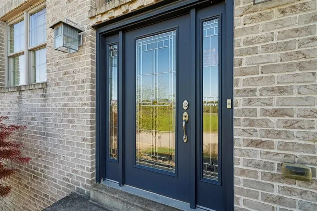 a view of a brick house