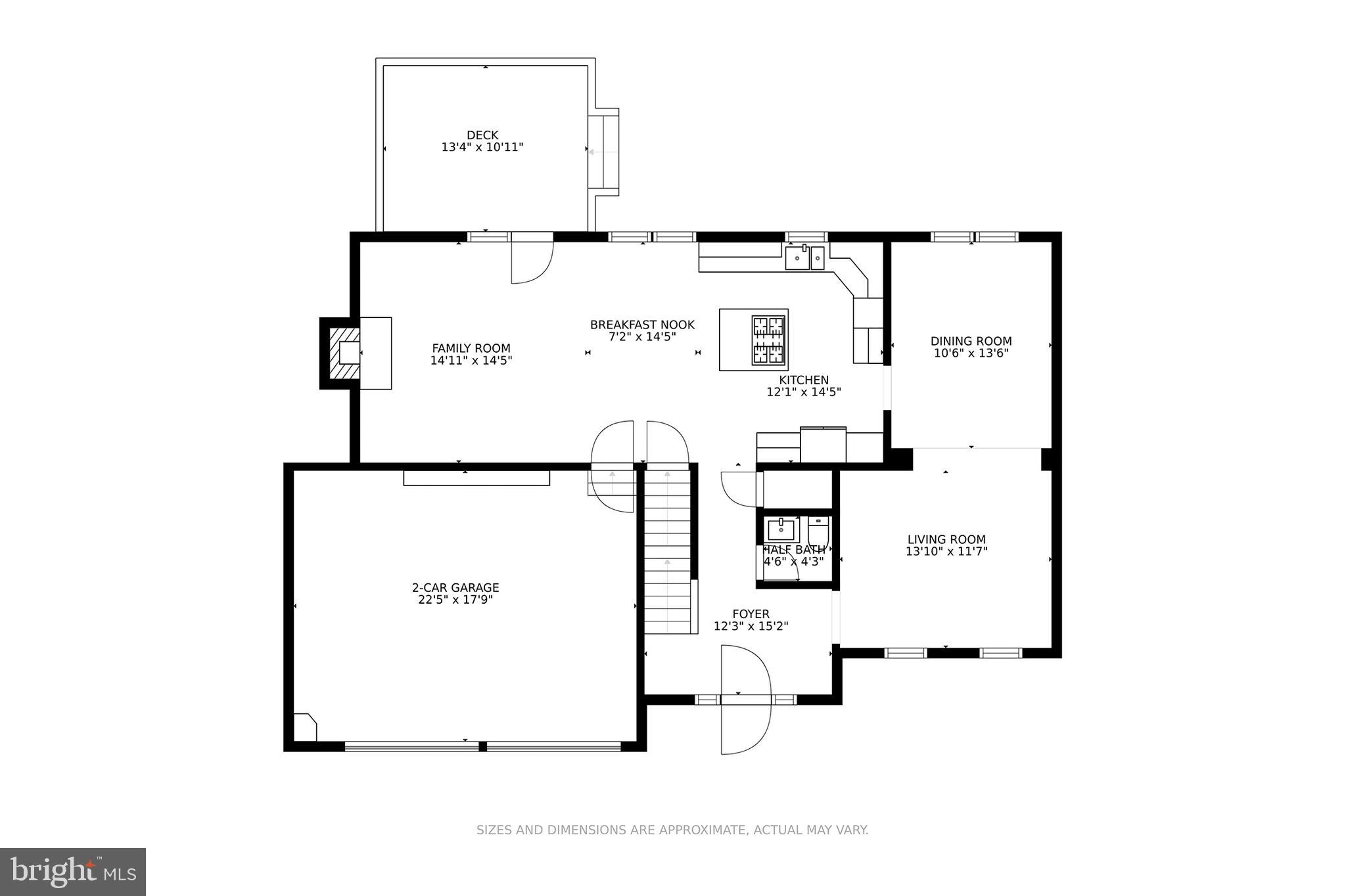 3228 Breckenridge Way Riva, MD 21140 - Photo 39 of 42 FLOOR PLAN: MAIN LEVEL