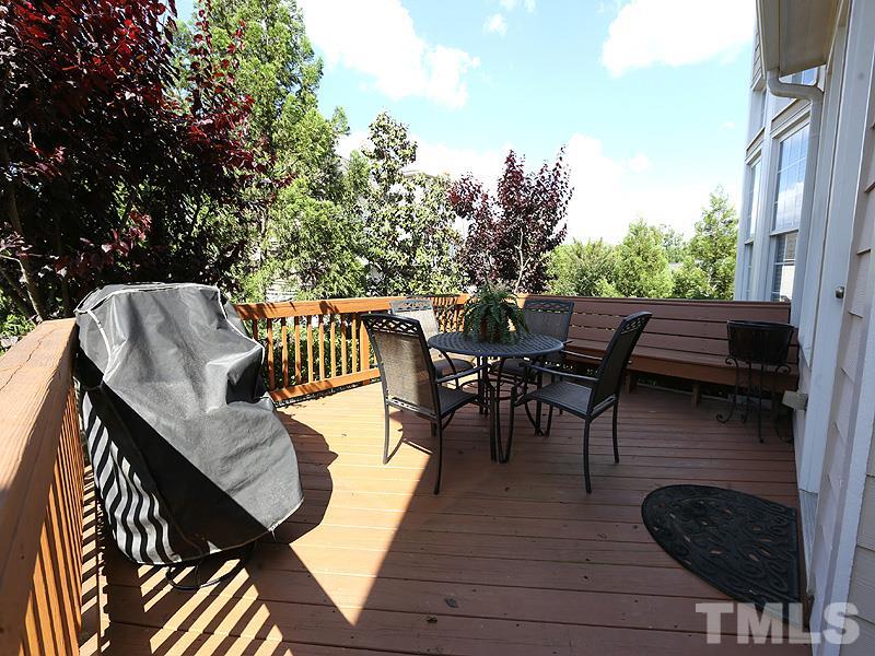 2001 Falls Farm Crossing Raleigh, NC 27614 - Photo 13 of 14 You will wan to light the BBQ grill when you walk out on this warm, sunny secluded deck! Ok, I'll bring the wine!!! Let's do it---LOL!