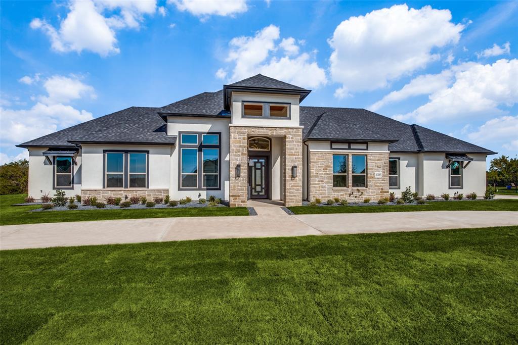 Example of elevation. Finishes to be chosen by buyer.