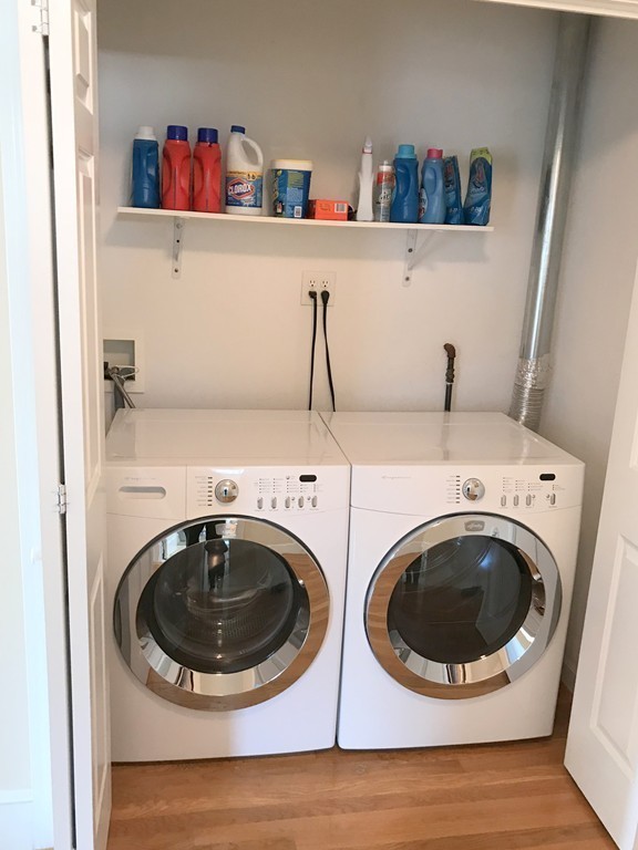 343 Quarry Street, Unit 2 Quincy, MA 02169 - Photo 16 of 30 a utility room with dryer and washer