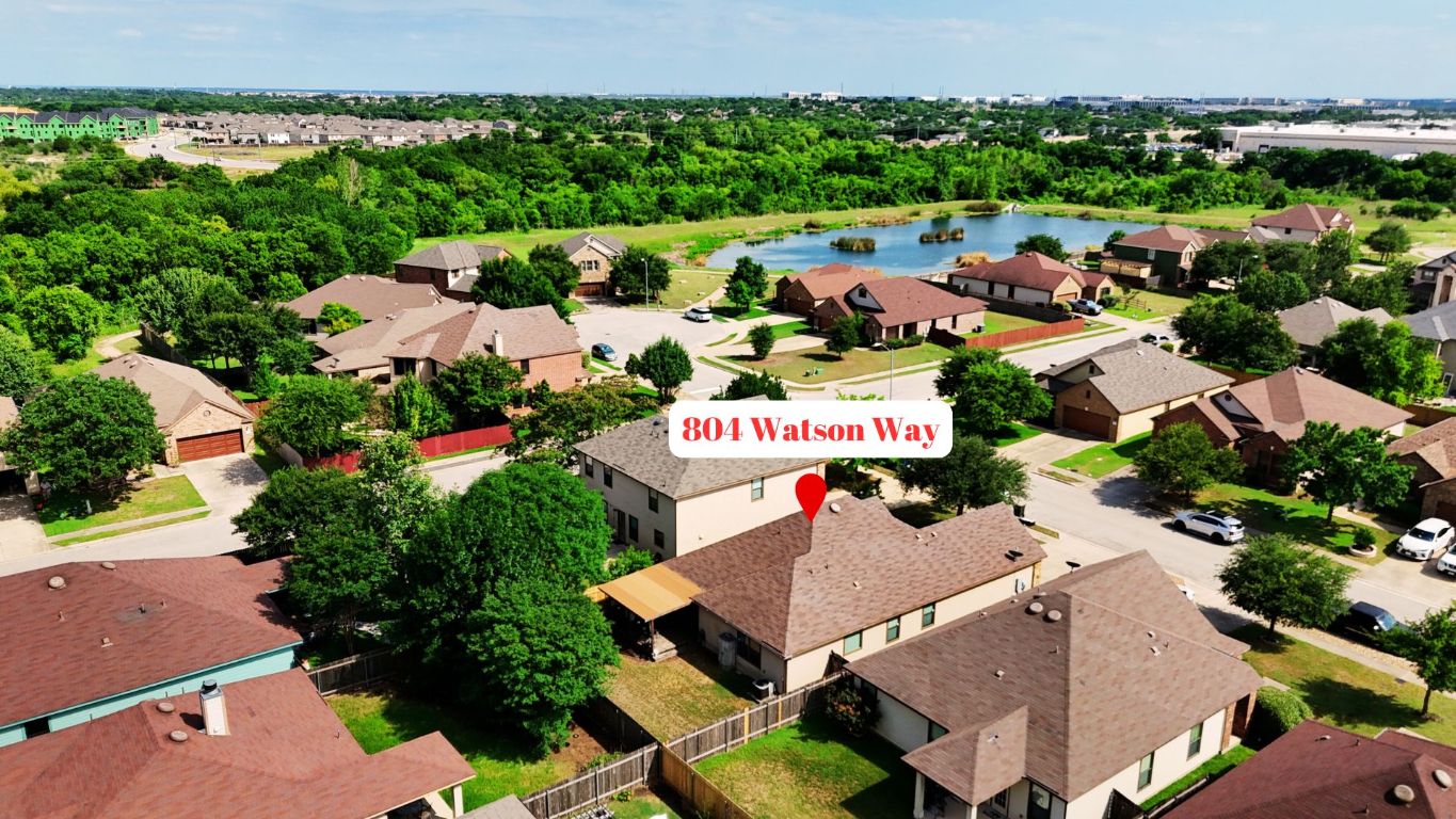 804 Watson Way Pflugerville, TX 78660 - Photo 1 of 1 an aerial view of a houses with yard