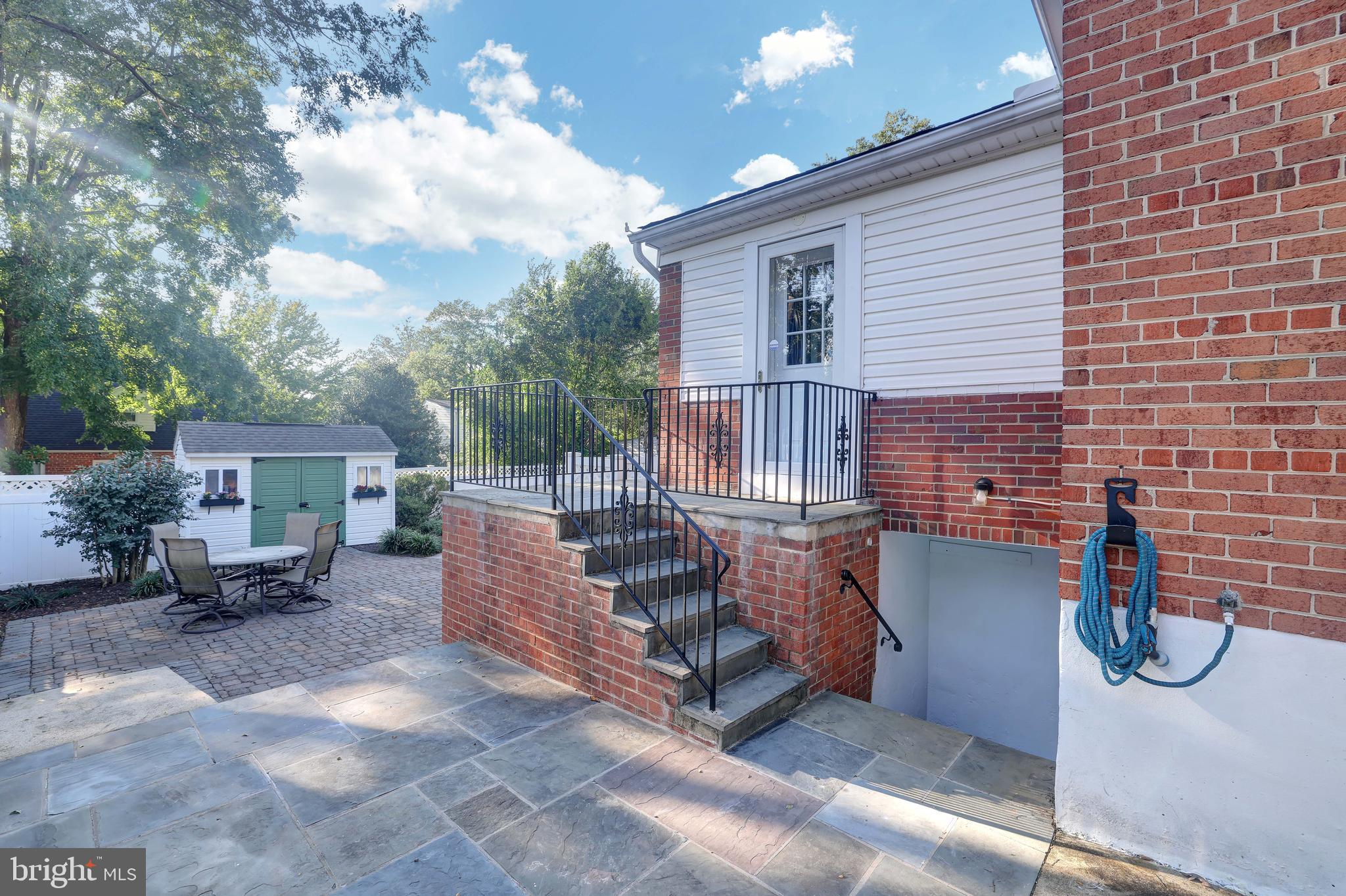 10700 Hayes Avenue Silver Spring, MD 20902 - Photo 36 of 38 Kitchen porch and Basement entry