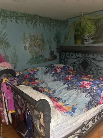 a view of backyard of house