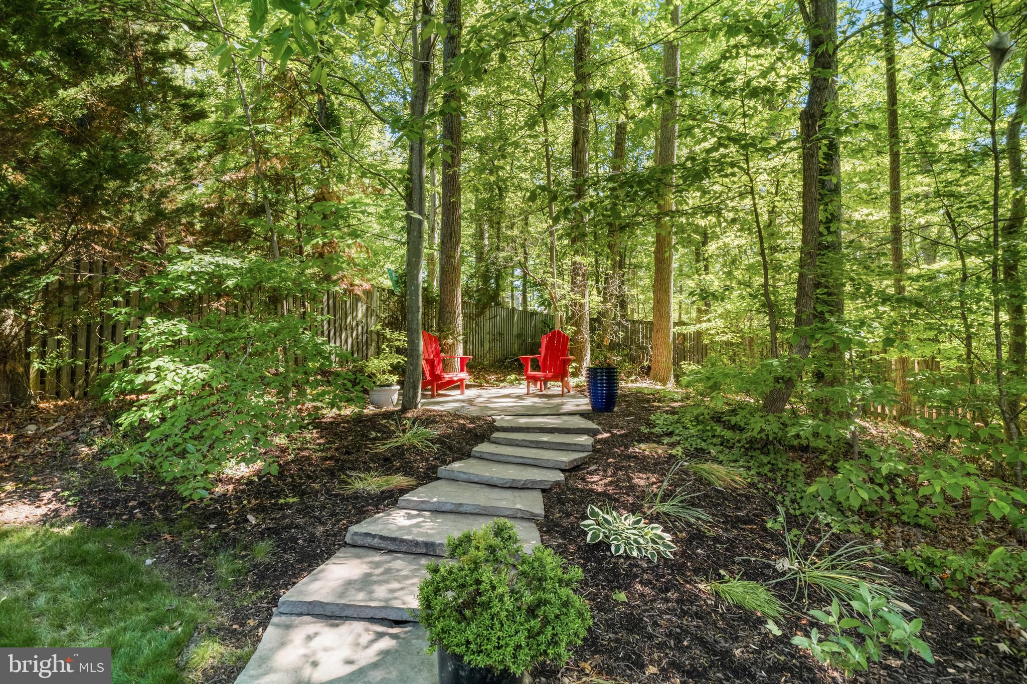 7136 Ayers Meadow Lane Springfield, VA 22150 - Photo 39 of 53 Serene Pathway Setting in the woods
