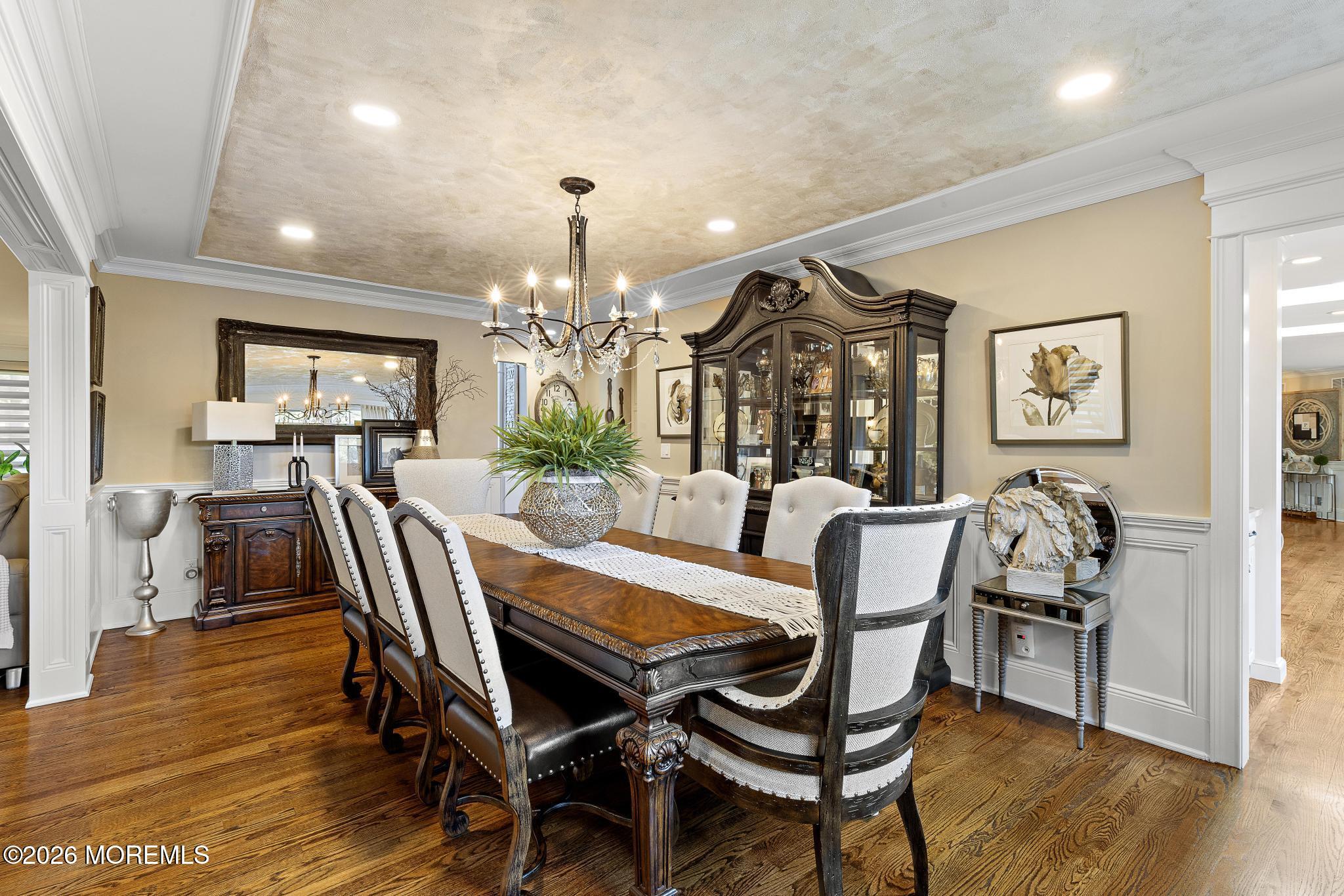 57 Beaver Dam Road Colts Neck, NJ 07722 - Photo 21 of 79 a view of a dining room with furniture and wooden floor