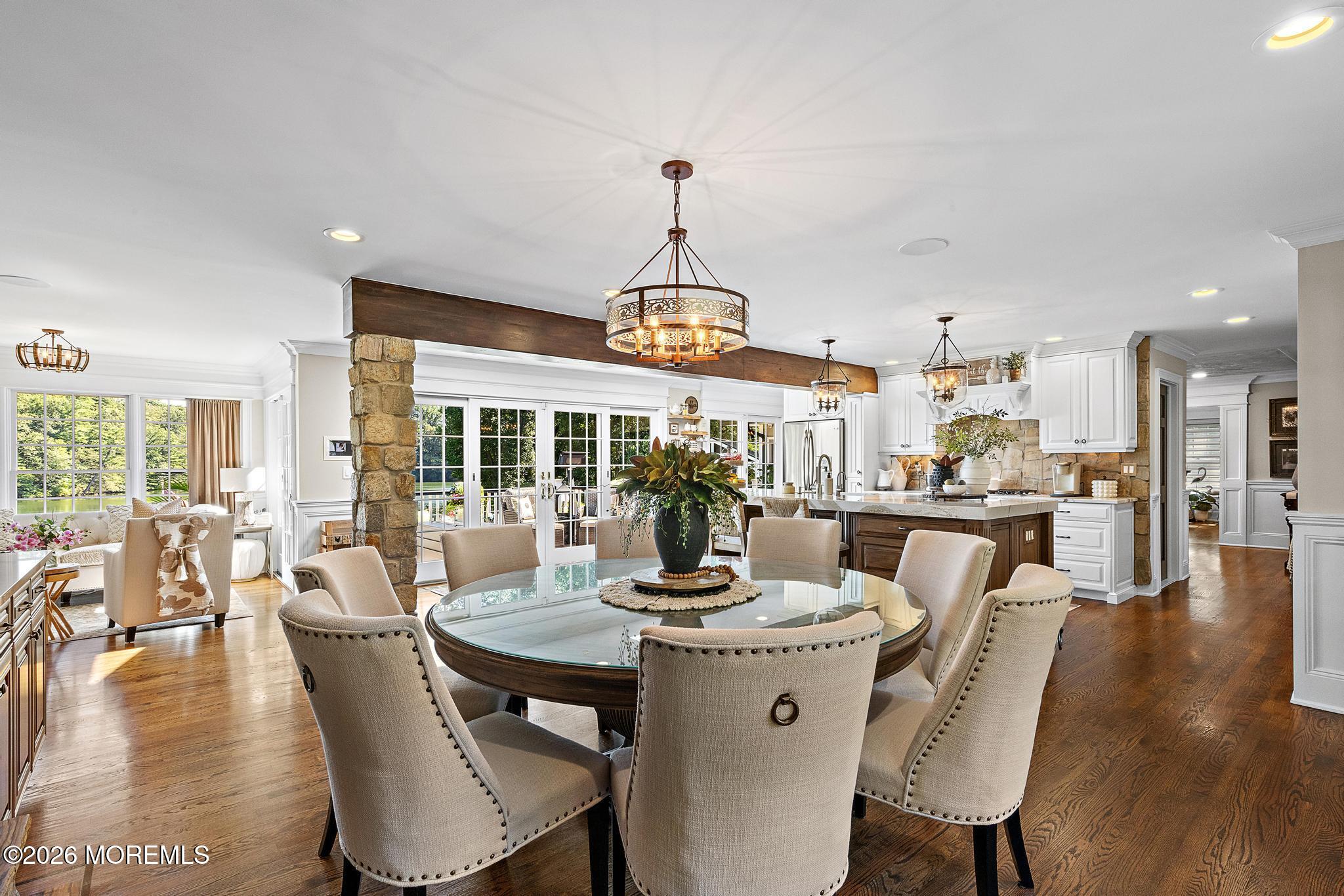 57 Beaver Dam Road Colts Neck, NJ 07722 - Photo 30 of 79 a dining room with furniture window and wooden floor