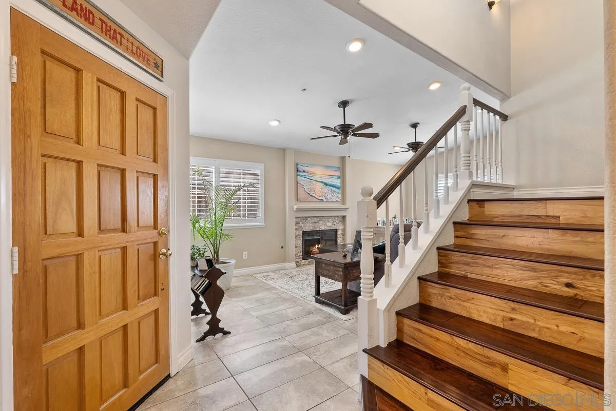 10109 Country Scenes Court Santee, CA 92071 - Photo 24 of 43 a view of entryway and hall with wooden floor