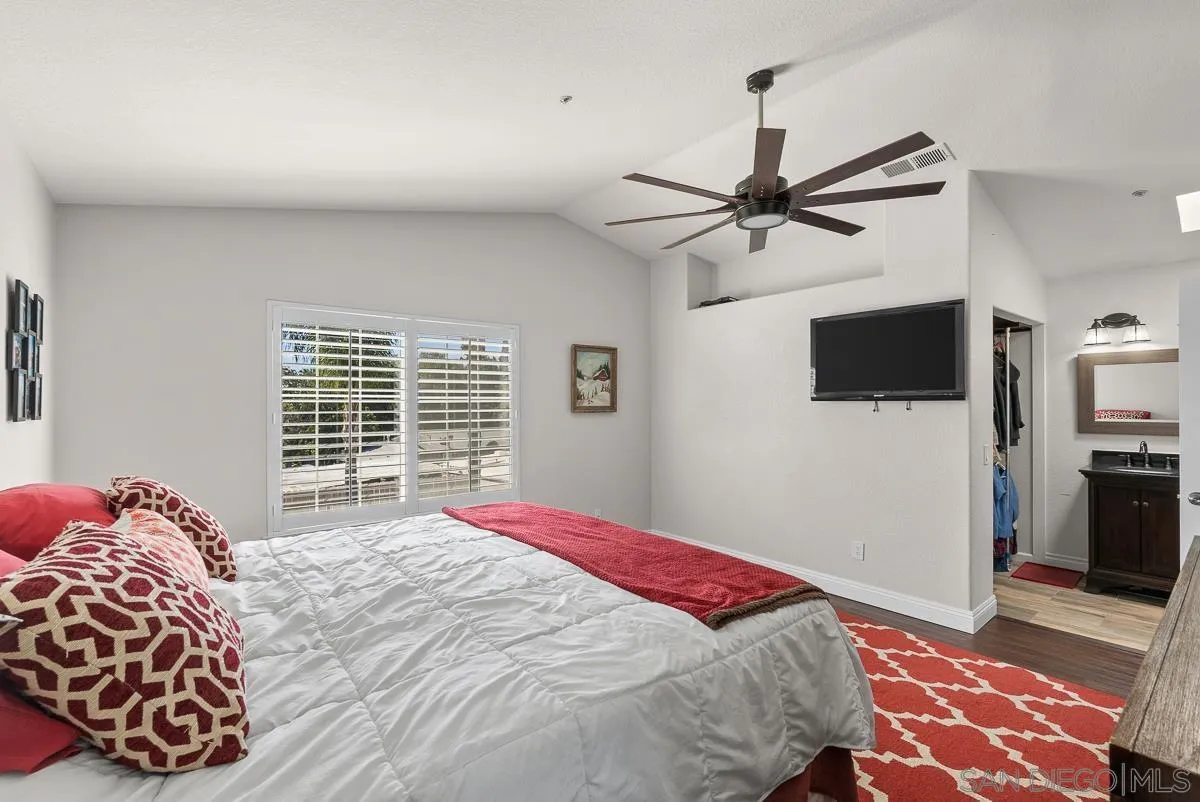 10109 Country Scenes Court Santee, CA 92071 - Photo 27 of 43 a bedroom with a bed and a tv