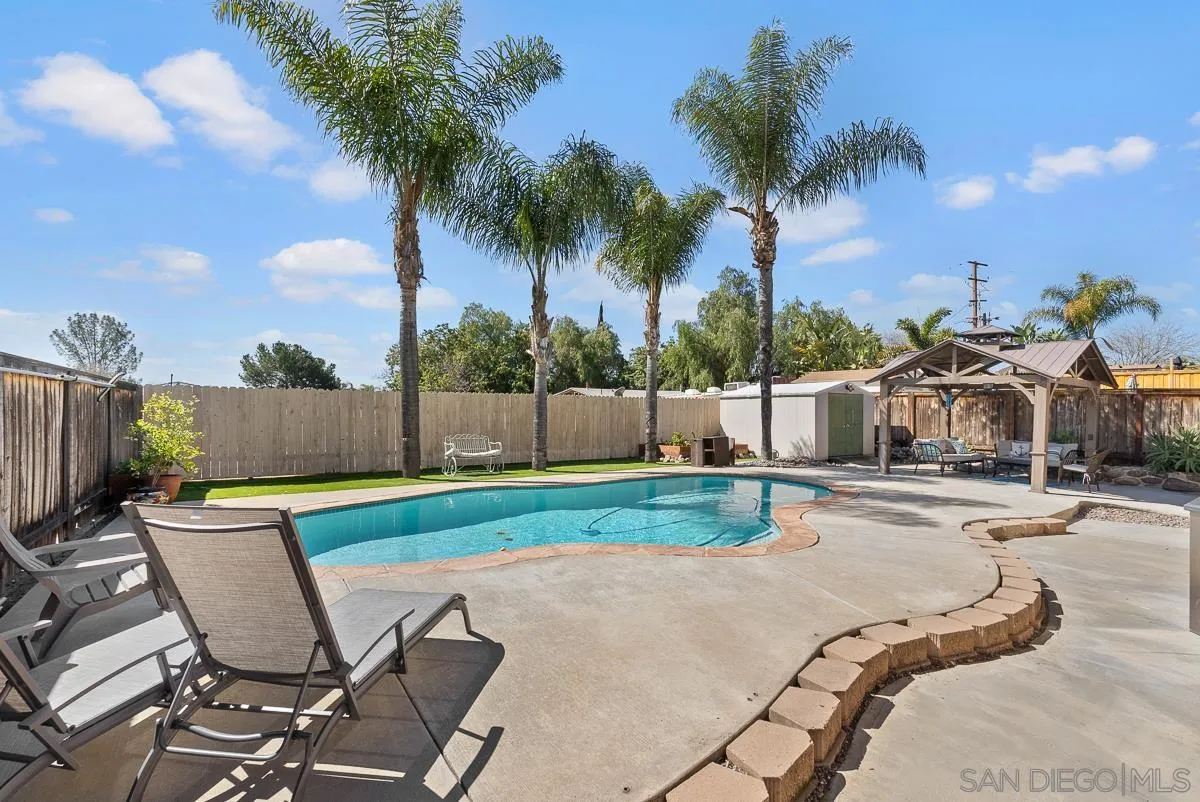 10109 Country Scenes Court Santee, CA 92071 - Photo 37 of 43 a view of a backyard with swimming pool