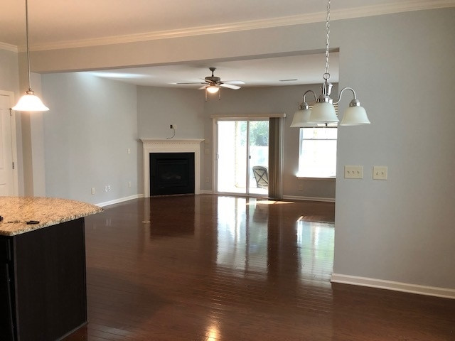2407 Swans Rest Way Raleigh, NC 27606 - Photo 19 of 24 Living Room With Fireplace