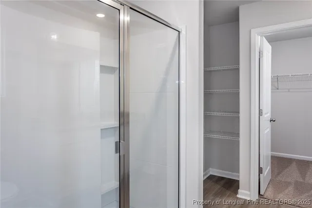 a view of closet area