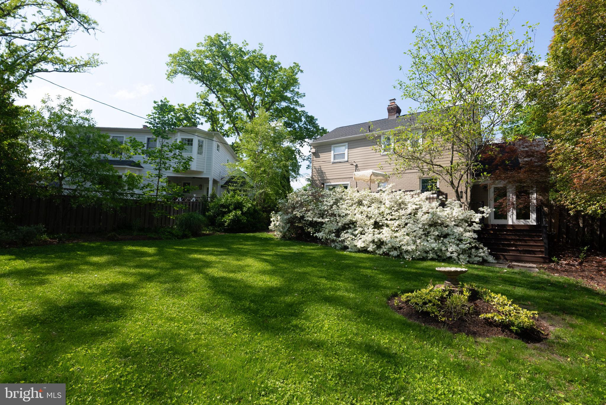 810 Grand View Drive Alexandria, VA 22305 - Photo 33 of 55 a garden with trees in front of it