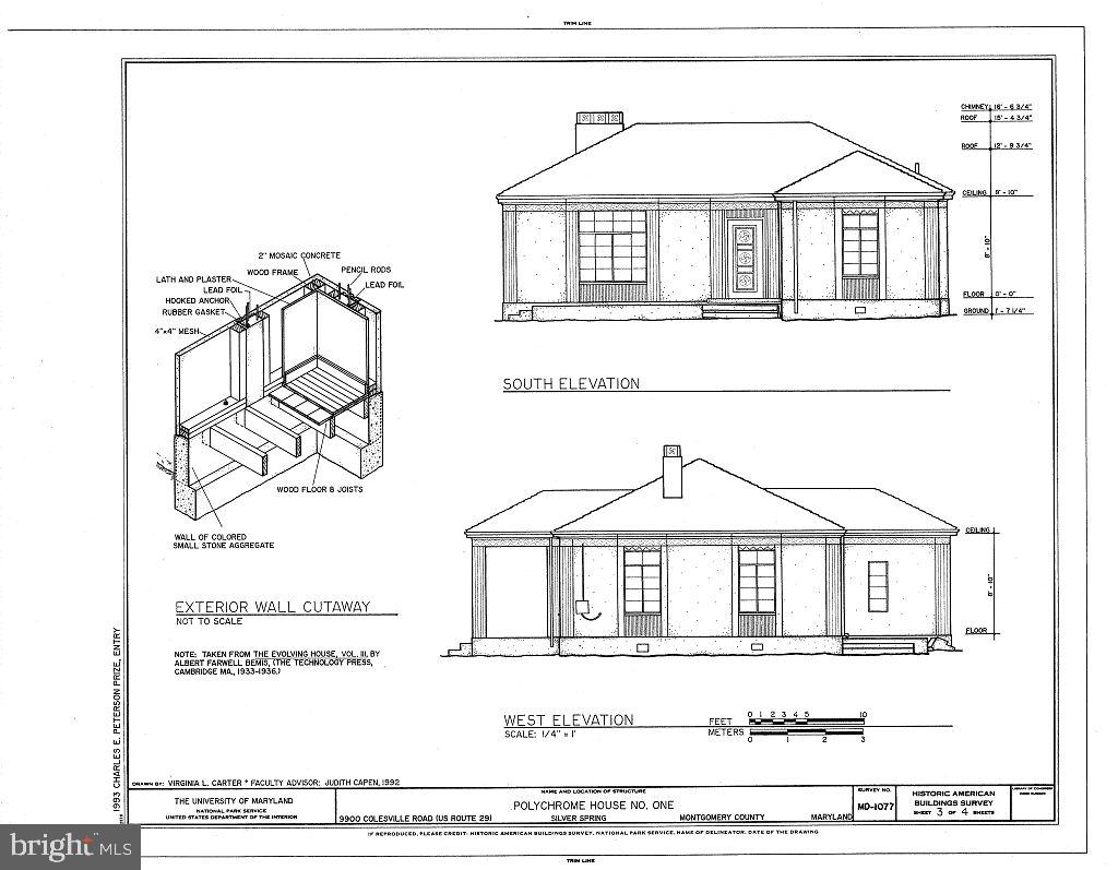 9900 Colesville Road Silver Spring, MD 20901 - Photo 21 of 23 Exterior Plan Front & Side