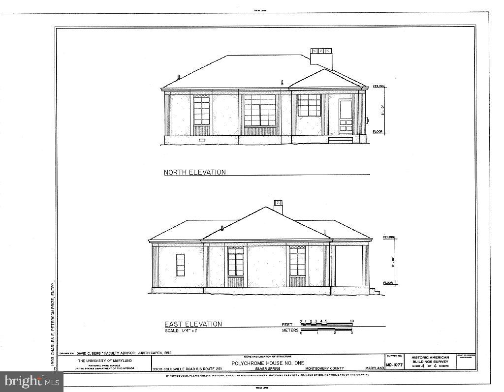 9900 Colesville Road Silver Spring, MD 20901 - Photo 22 of 23 Exterior Plan Rear & Side