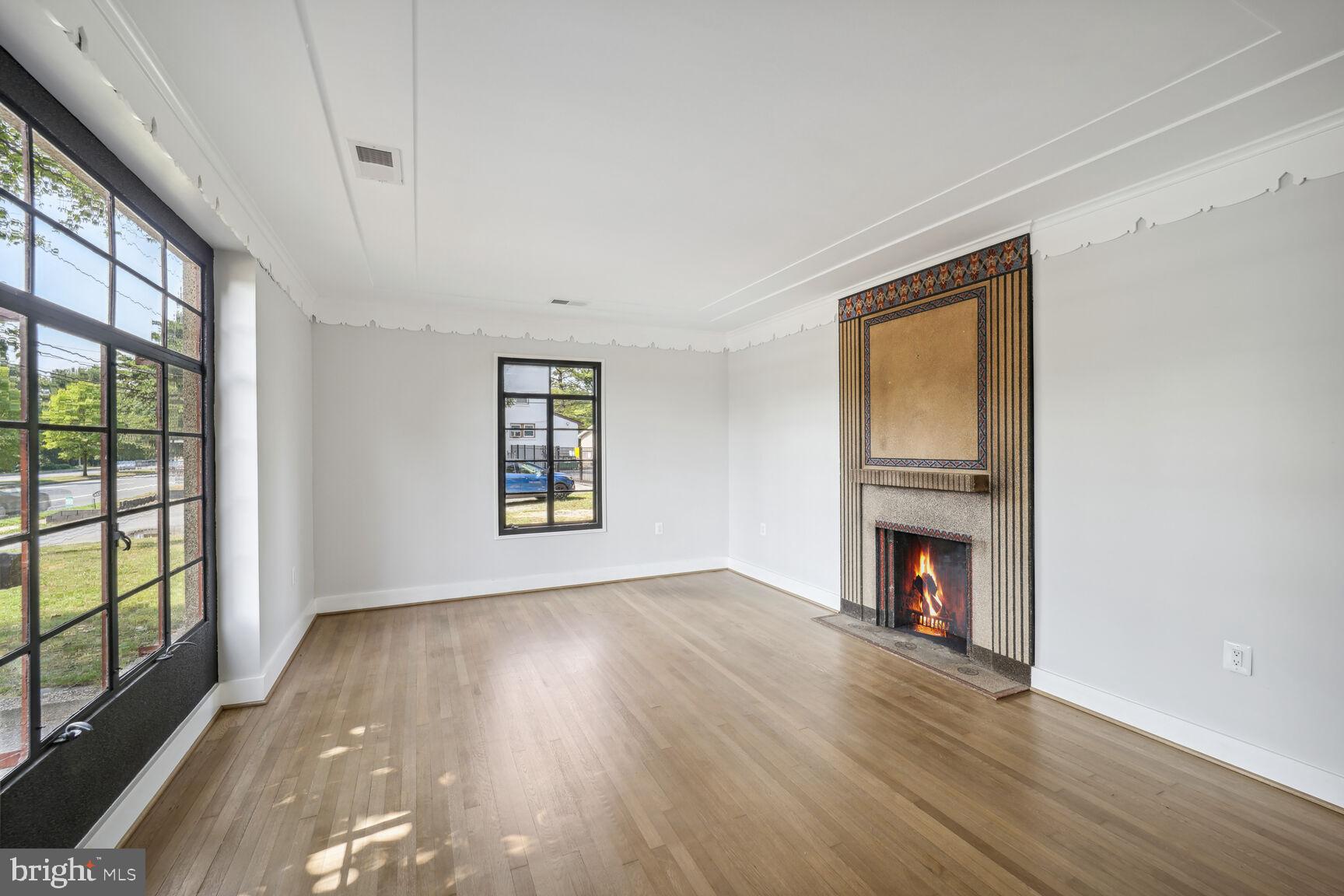 9900 Colesville Road Silver Spring, MD 20901 - Photo 3 of 23 Living Room with Fireplace