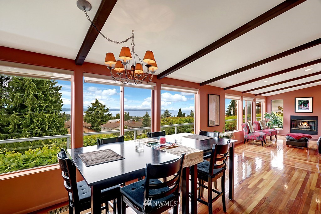 1031 C Avenue South Edmonds, WA 98020 - Photo 12 of 25 a view of a dining room with furniture window and outside view