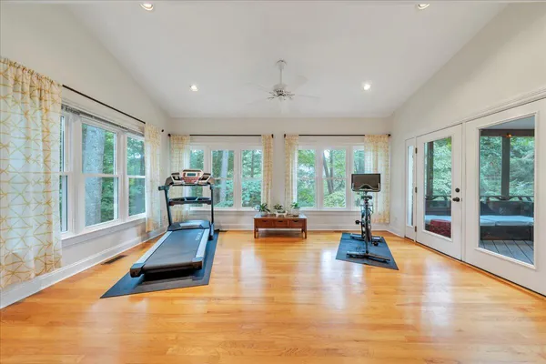 a view of an empty room