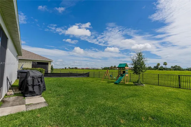 a view of a golf course with play ground