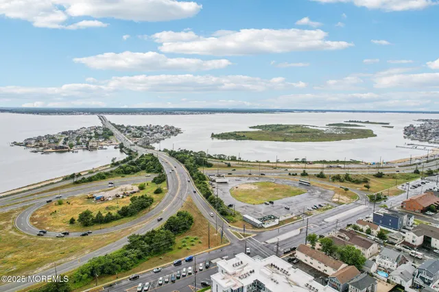 a view of city and ocean