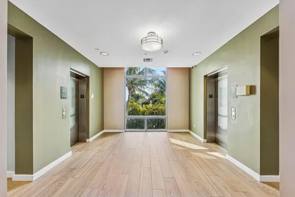 an aerial view of a house with outdoor space