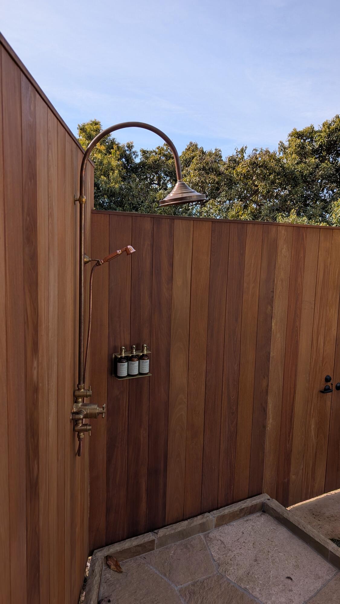 Undisclosed Address Carpinteria, CA 93013 - Photo 10 of 43 6460 Casitas Pass Rd - Patio - Shower-1