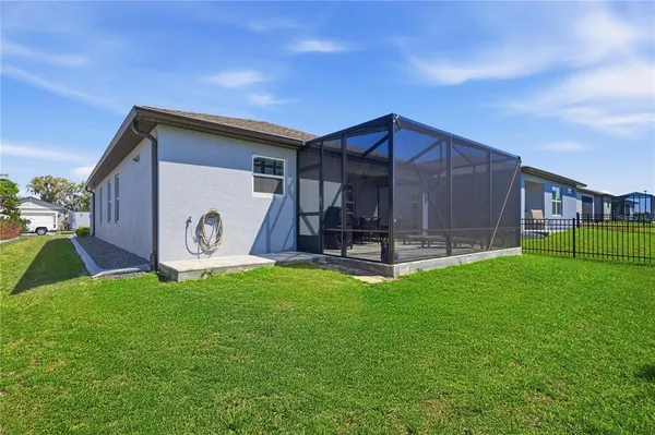 a house view with a outdoor space