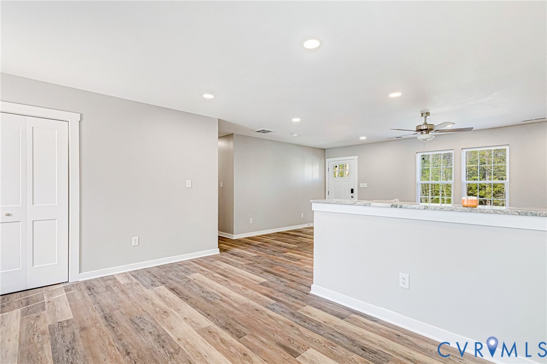 5301 Pine Fork Road Quinton, VA 23141 - Photo 25 of 41 a view of kitchen with wooden floor and window