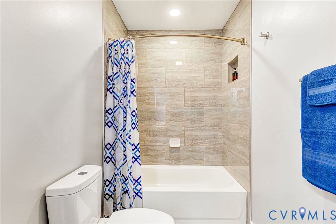 5301 Pine Fork Road Quinton, VA 23141 - Photo 30 of 41 a bathroom with a toilet and a shower