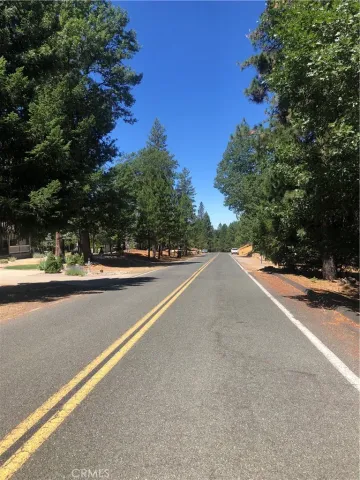 a view of a street with a building and a street view
