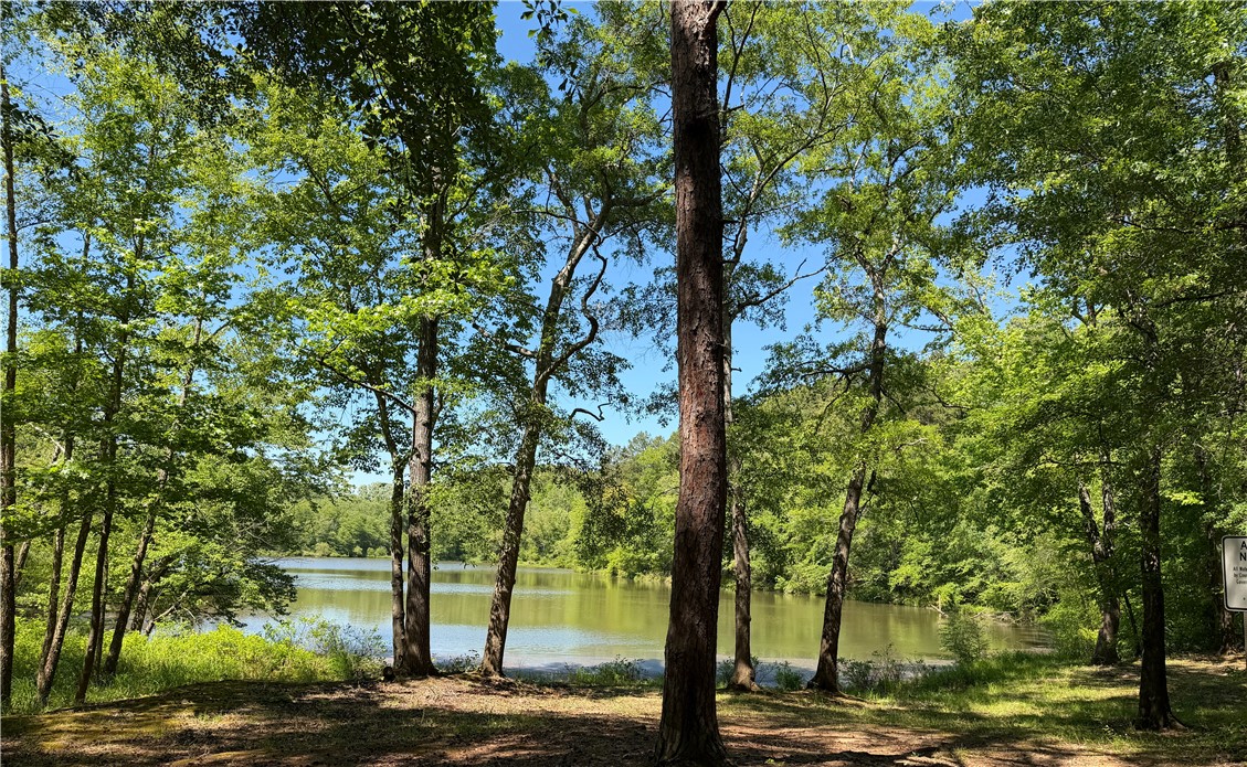 232 Hunters Trail Walhalla, SC 29691 - Photo 37 of 38 This tranquil waterfront property offers serene views of a calm lake surrounded by lush, mature trees.