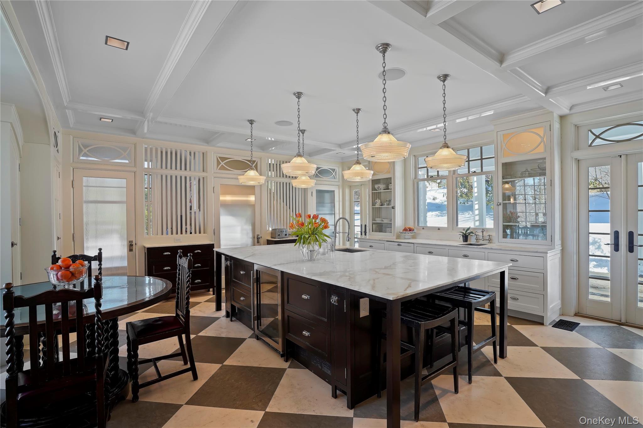 534 Pelham Manor Road Pelham, NY 10803 - Photo 16 of 44 Radiant-heated limestone floor