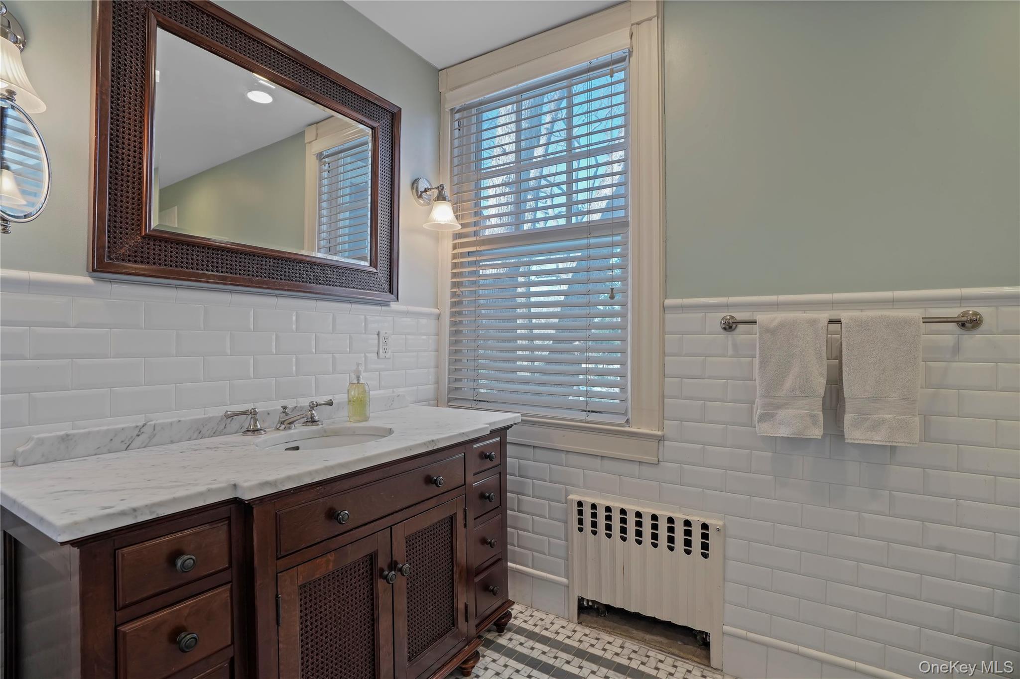 534 Pelham Manor Road Pelham, NY 10803 - Photo 27 of 44 Second floor hall bathroom with radiant-heated floor.