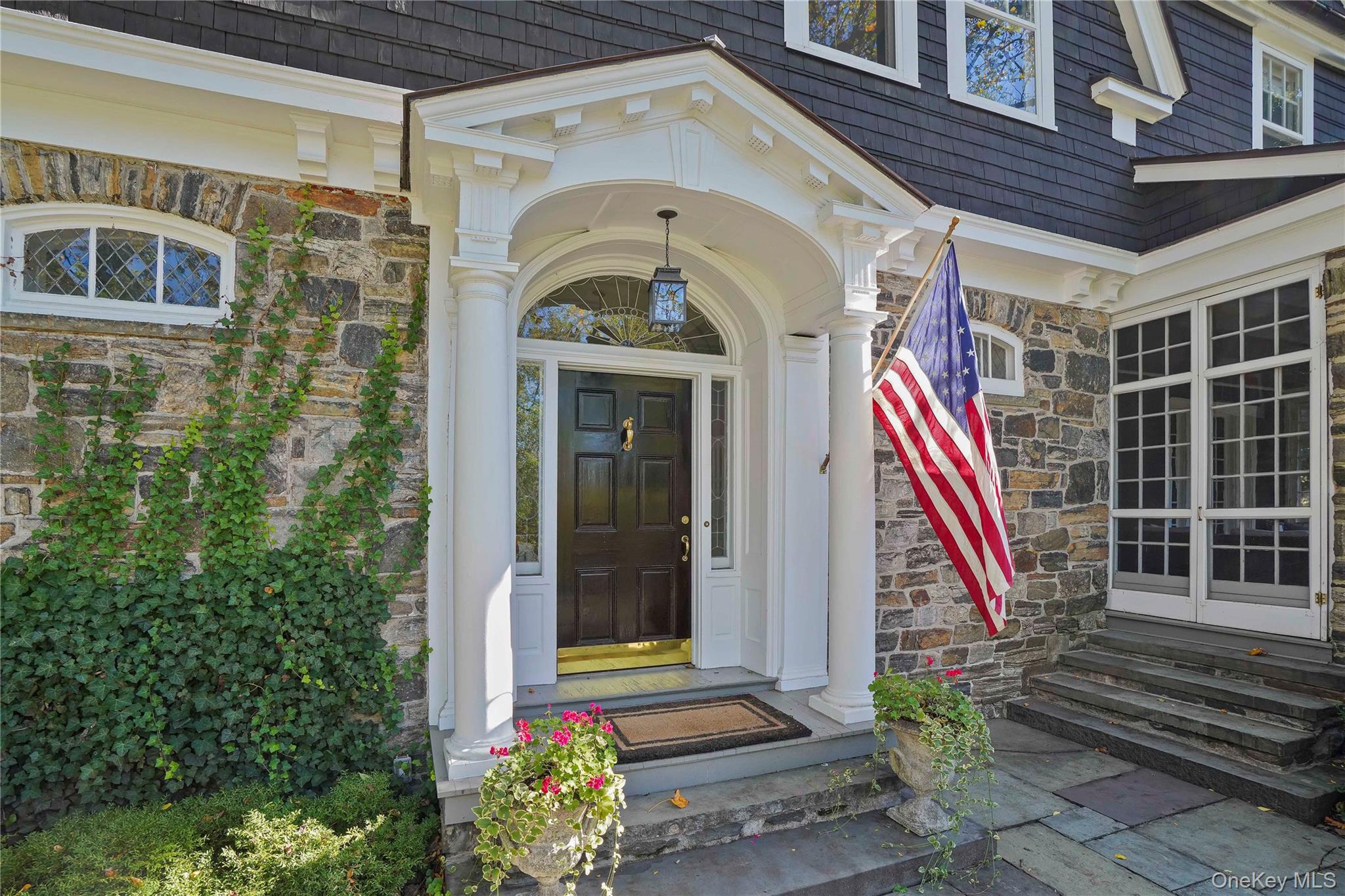 534 Pelham Manor Road Pelham, NY 10803 - Photo 5 of 44 Entry portico with classical details.
