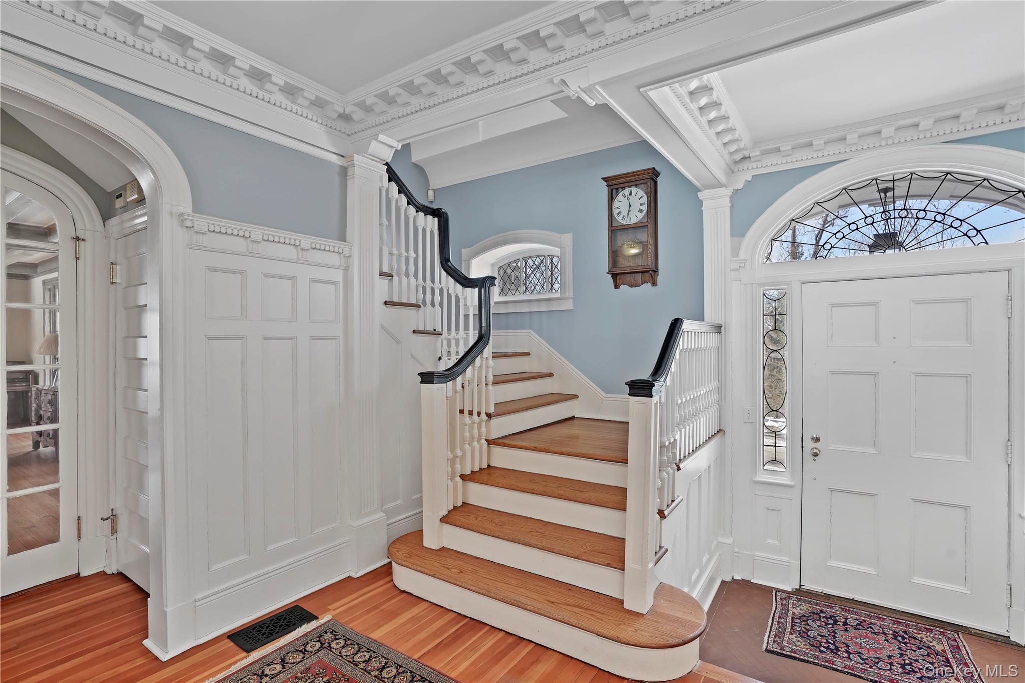 534 Pelham Manor Road Pelham, NY 10803 - Photo 7 of 44 Gracious staircase rises two stories to third floor
