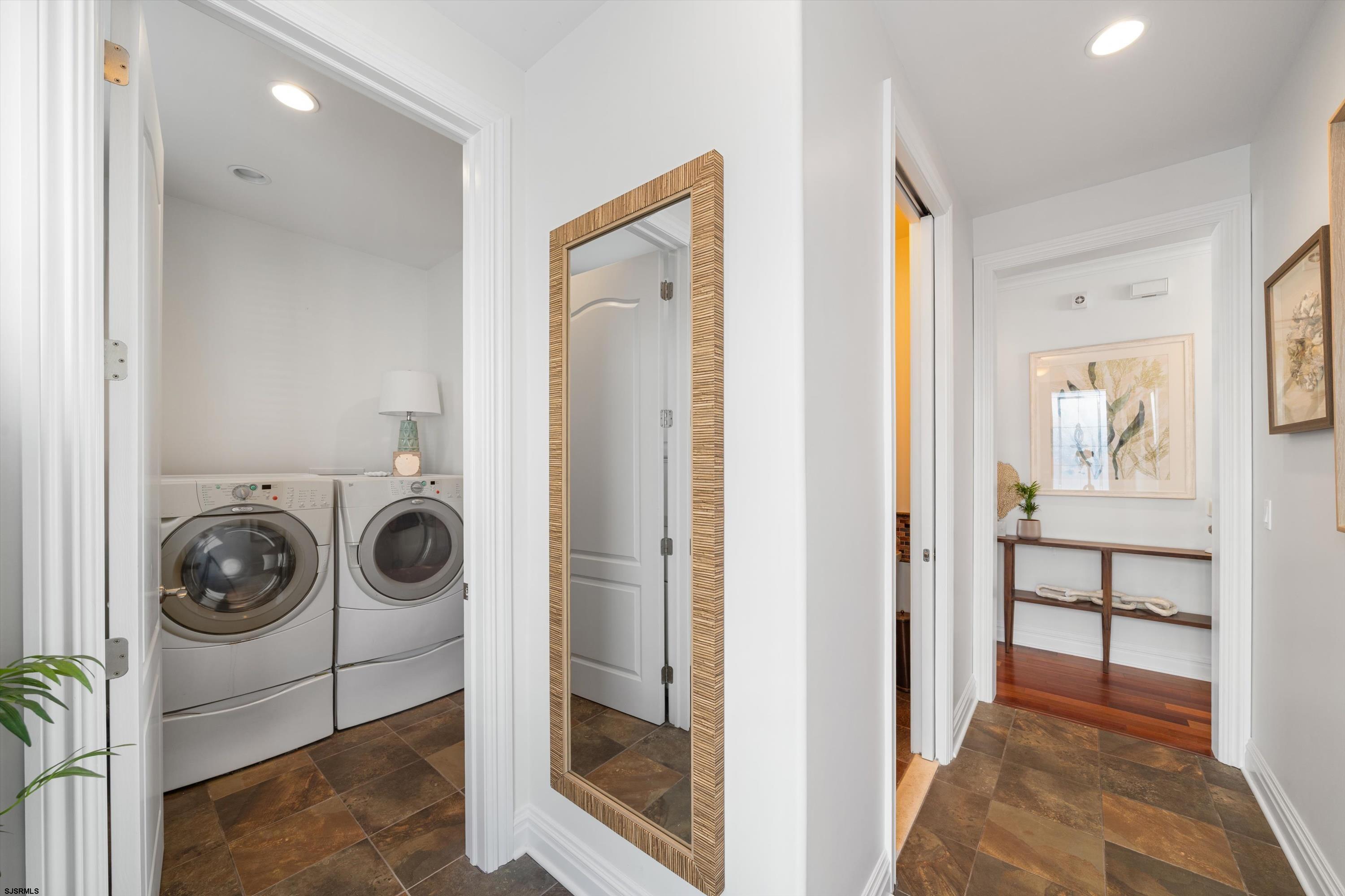 165 Pinnacle Road Ocean City, NJ 08226 - Photo 11 of 34 a view of a hallway with washer and dryer