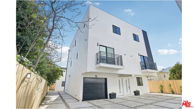 a front view of a building