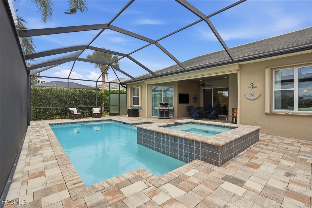 20604 Chestnut Ridge Drive North Fort Myers, FL 33917 - Photo 36 of 49 a view of swimming pool with seating space